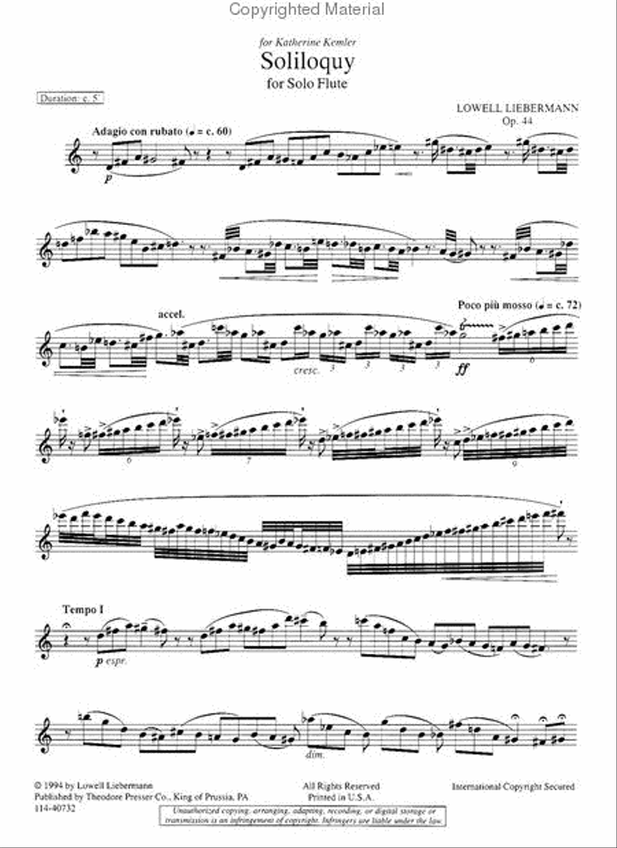 Soliloquy Chamber Music scores gallery preview page 2
