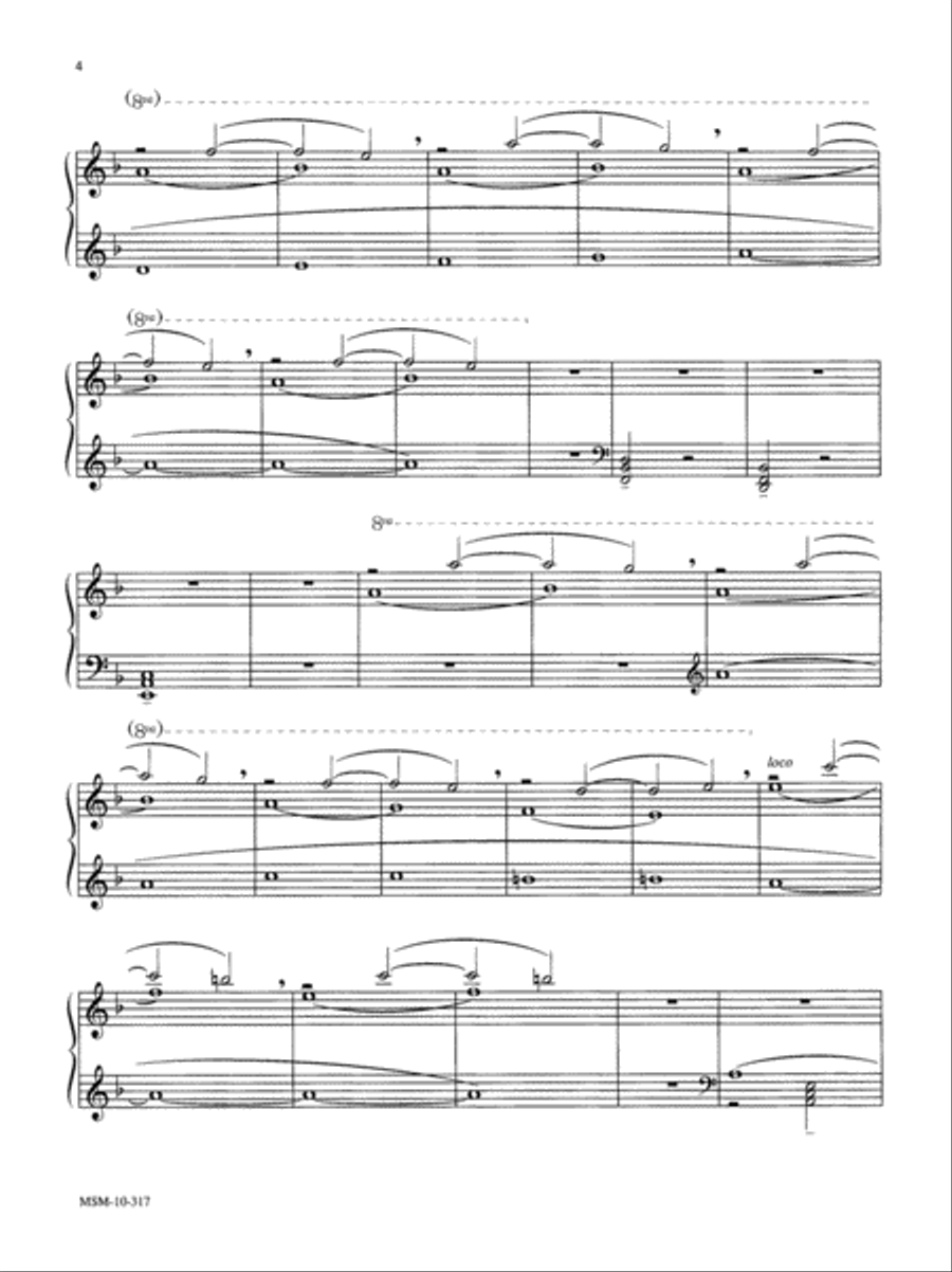 Jesus in the Desert: Forty Days and Forty Nights Organ scores gallery preview page 2