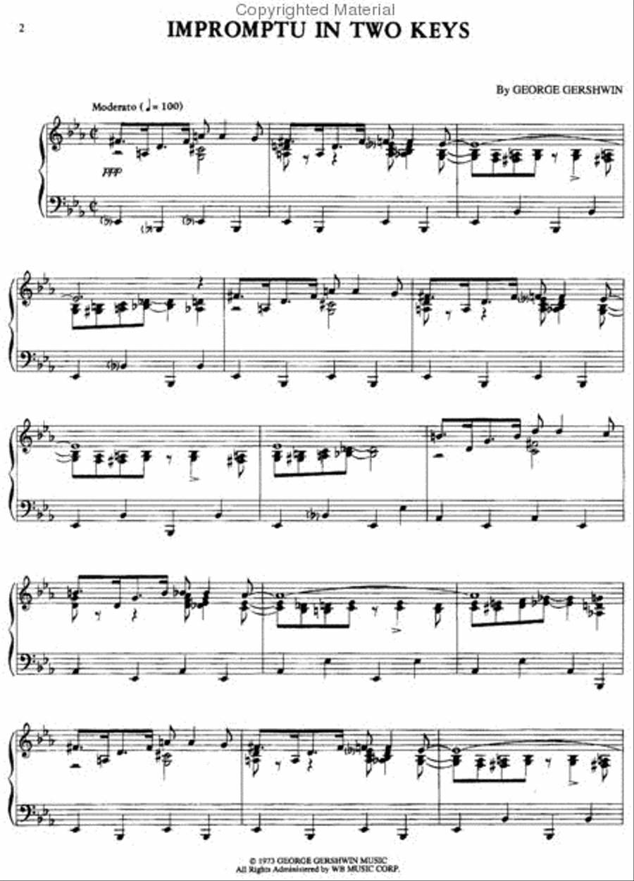 <br>Sheet music extract