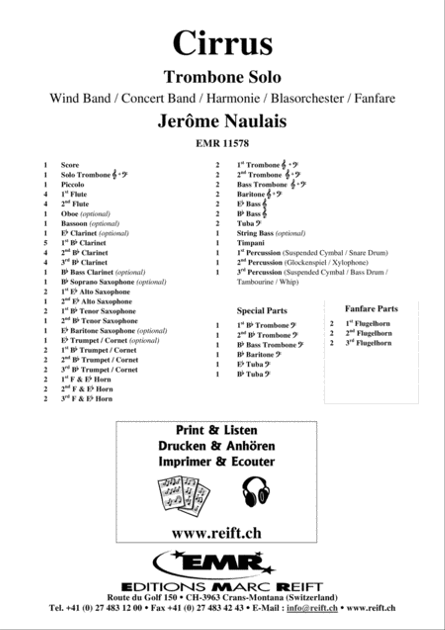 Cirrus Cirrus Concert Band scores gallery preview page 2