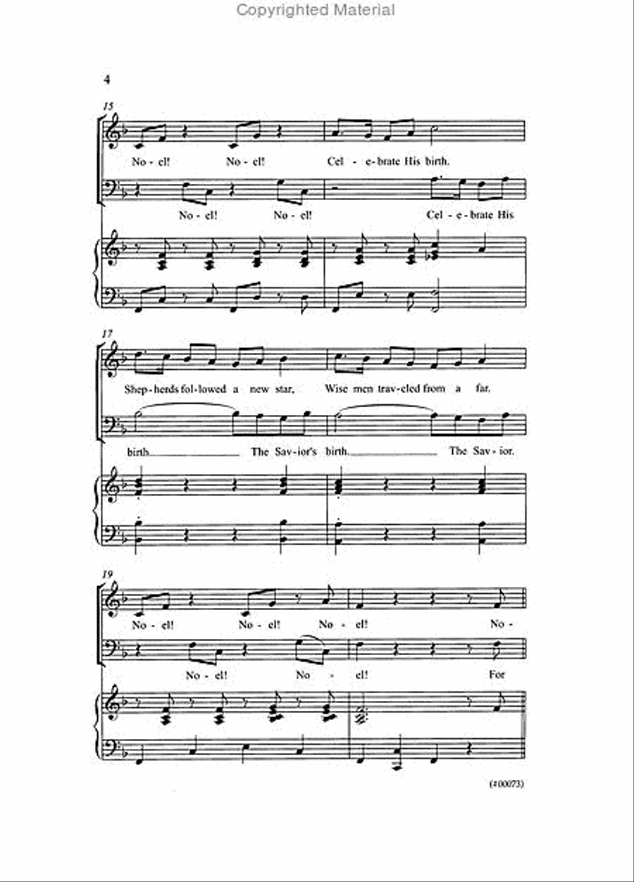 Noel Noel! - Two-Part TB scores gallery preview page 3