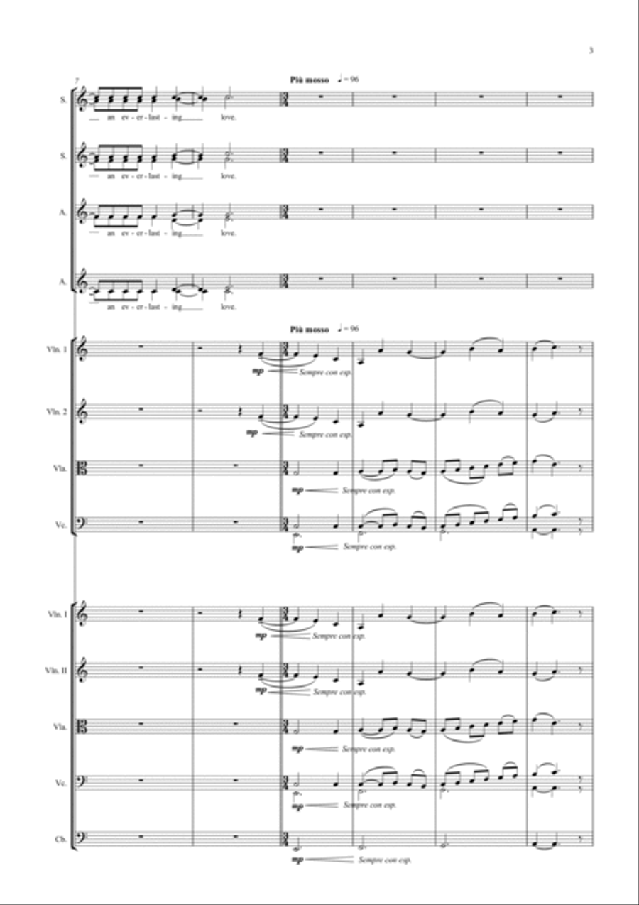 Thou Who Wast Rich Beyond All Splendour Choir scores gallery preview page 3
