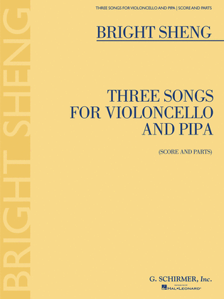 Book cover for Three Songs for Violoncello and Pipa