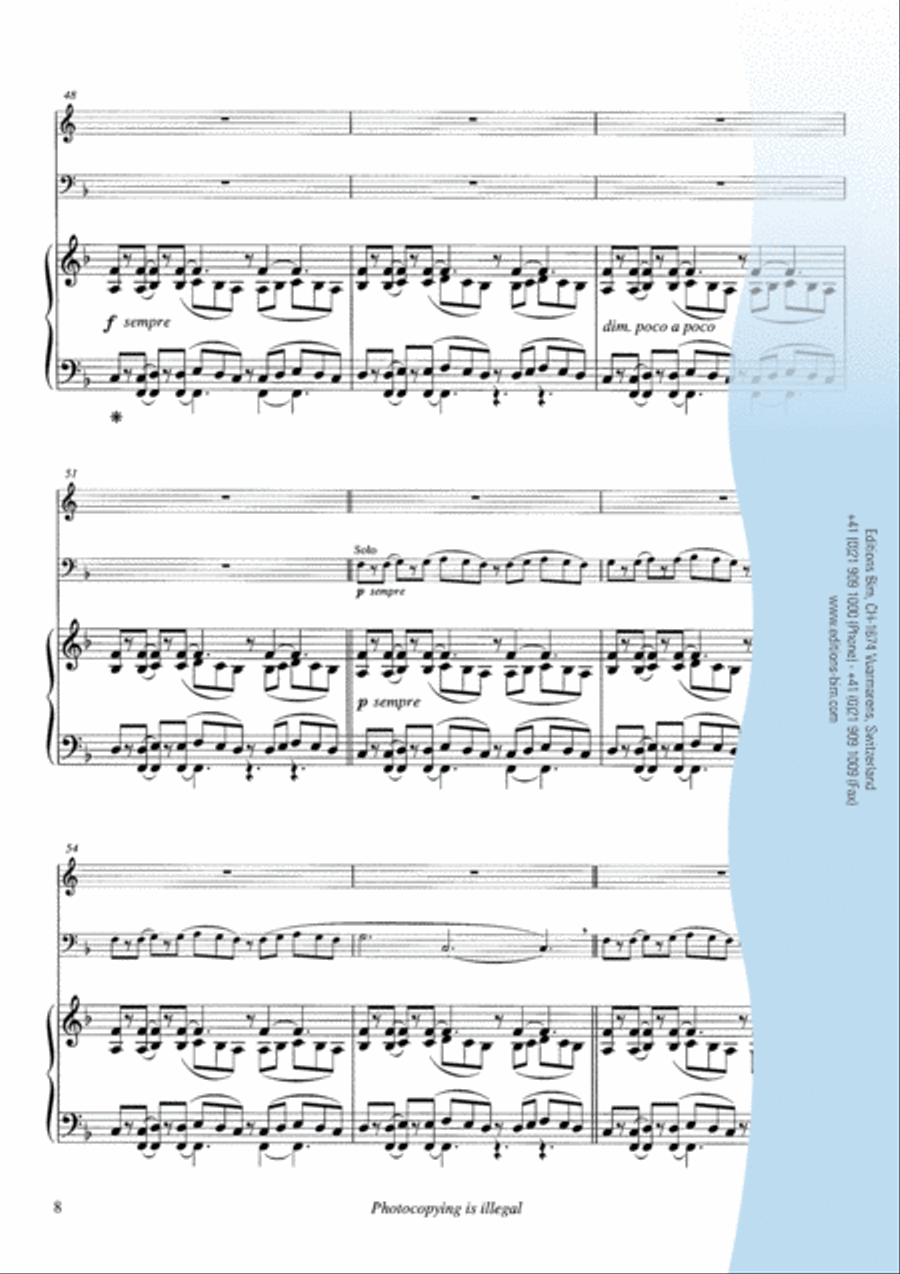 Dance of the Ocean Breeze Horn scores gallery preview page 7