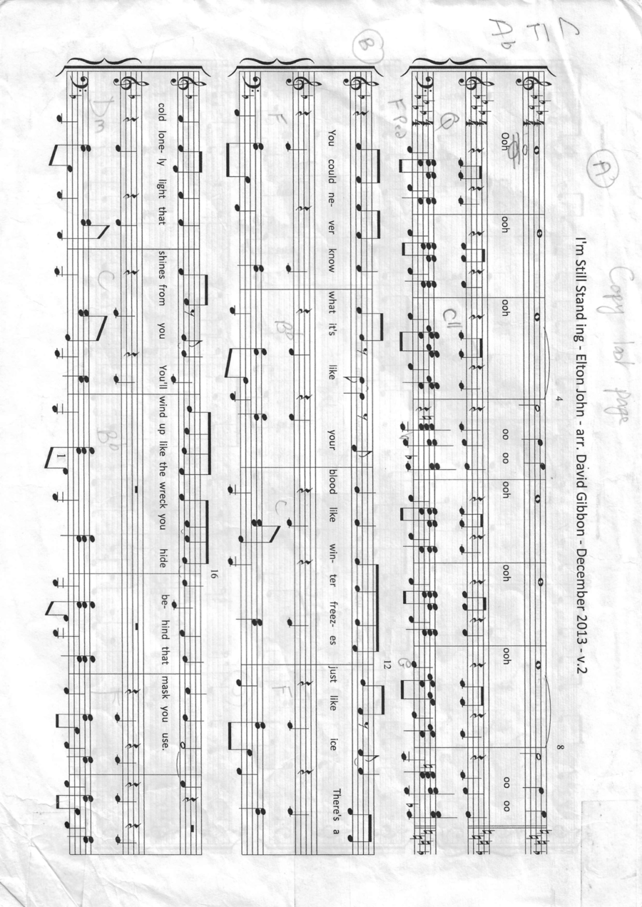I'm Still Standing 3-Part scores gallery preview page 1