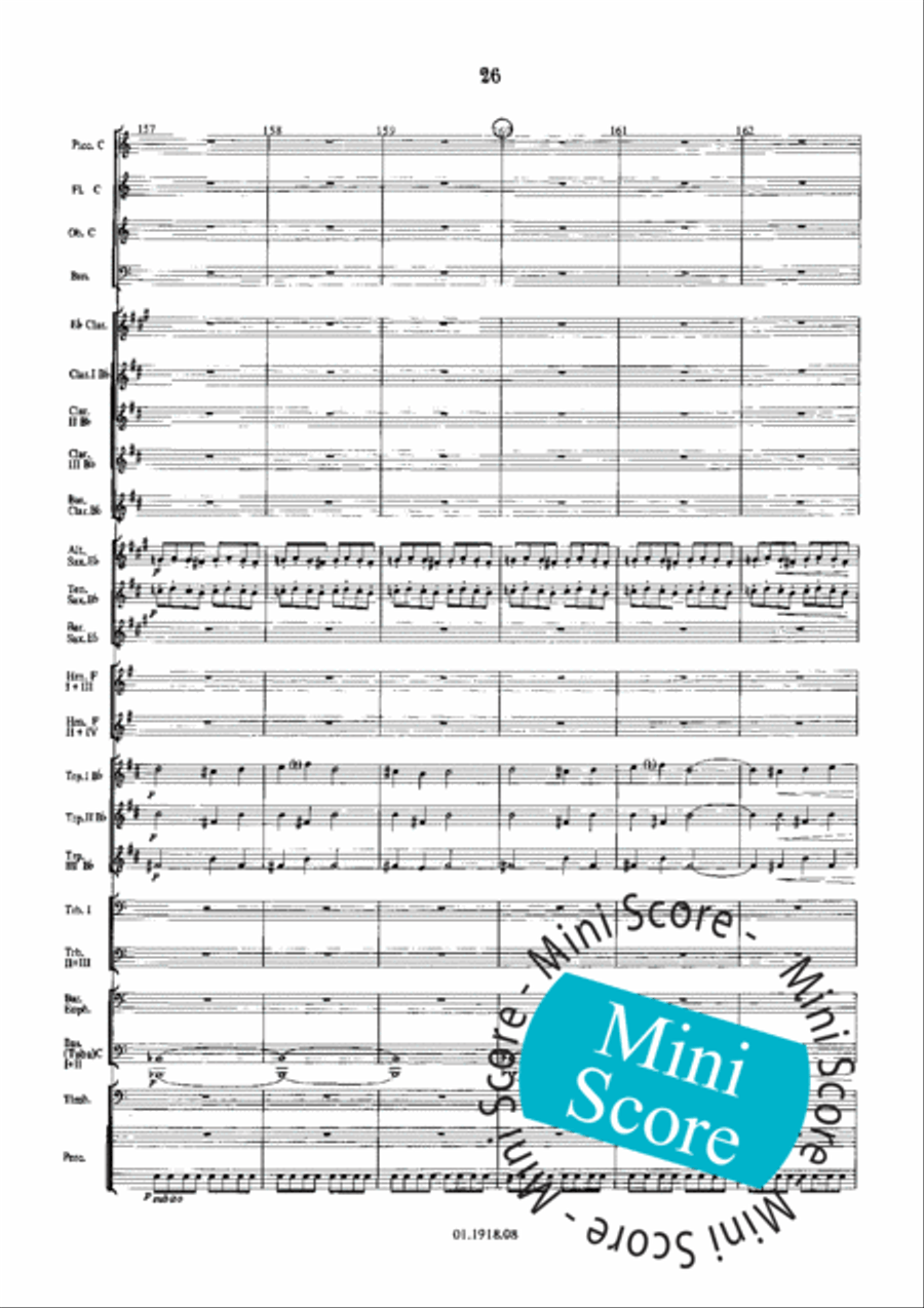 Overture for an Imaginary Play Concert Band scores gallery preview page 30