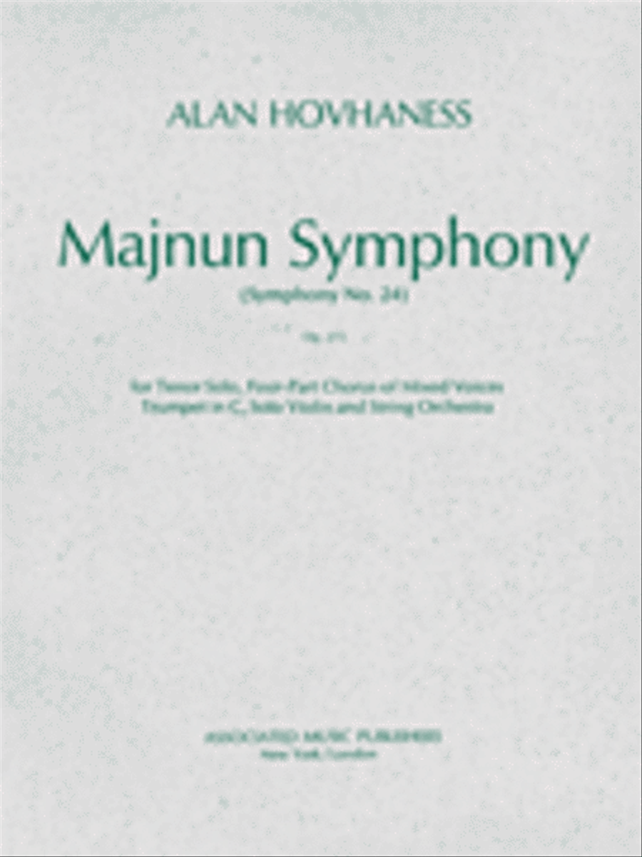 Majnun Symphony (Symphony No. 24), Op. 273 Choir scores gallery preview page 1