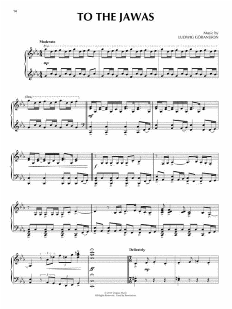 Star Wars: The Mandalorian Piano Solo scores gallery preview page 8