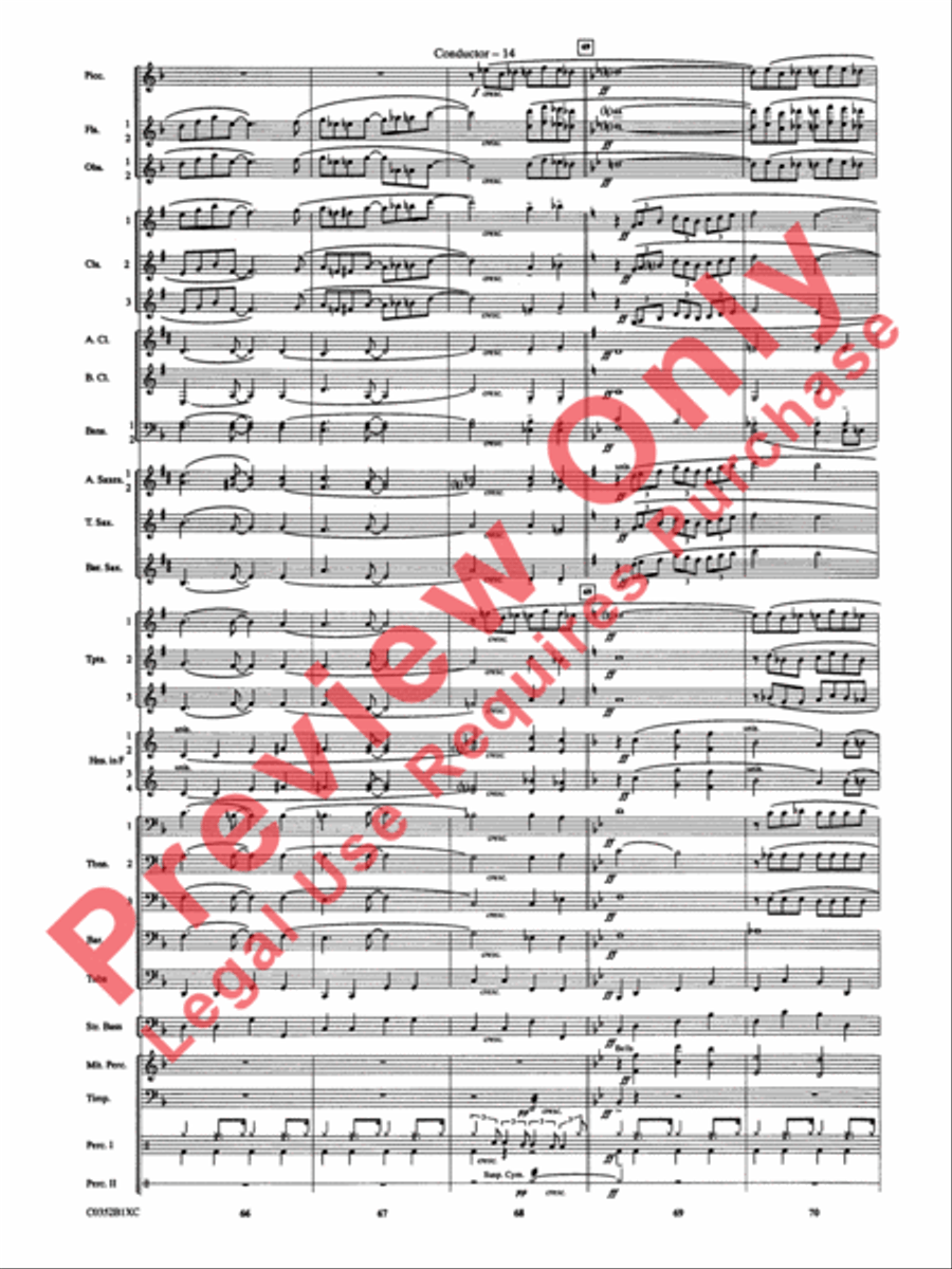 Duke Ellington! Duke Ellington! Concert Band scores gallery preview page 17
