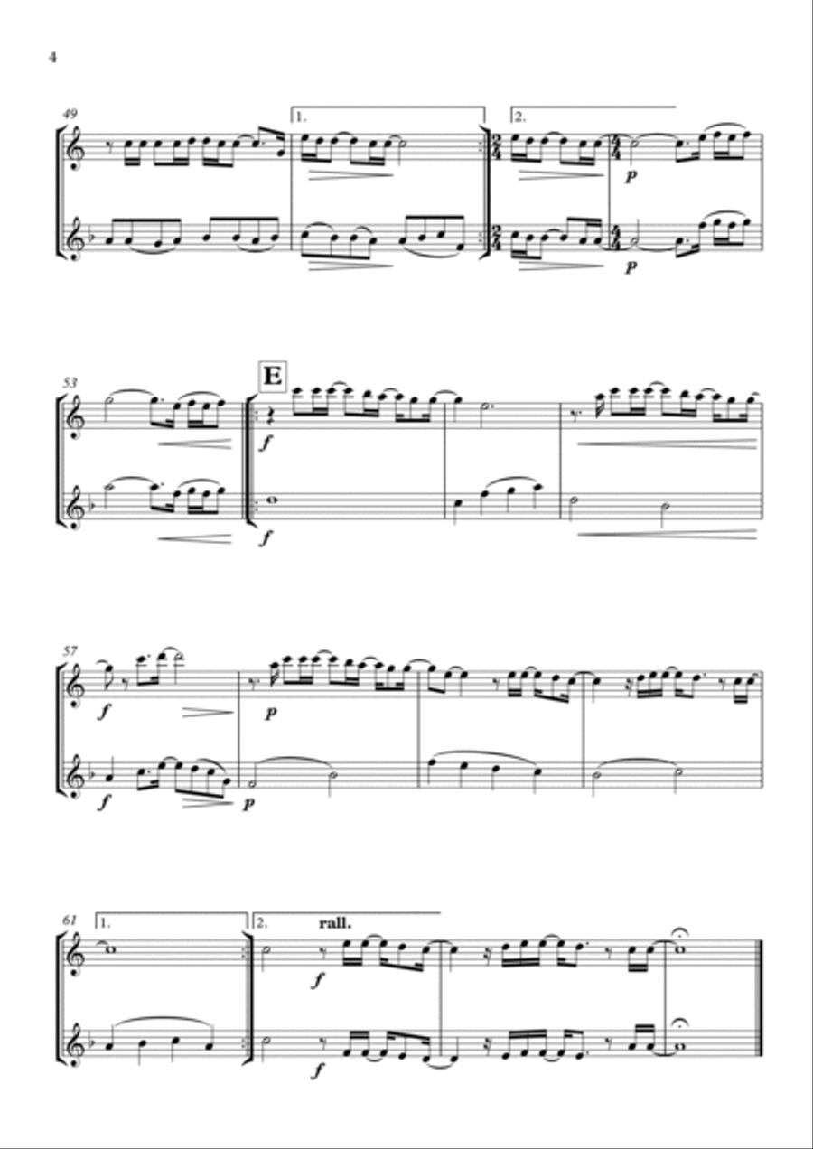 Goodness Of God Woodwind Duet scores gallery preview page 4