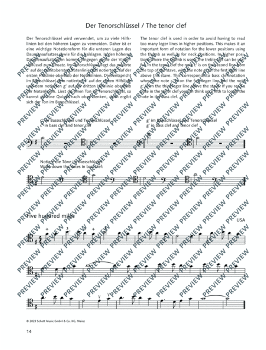 Thumb Position Double Bass scores gallery preview page 15