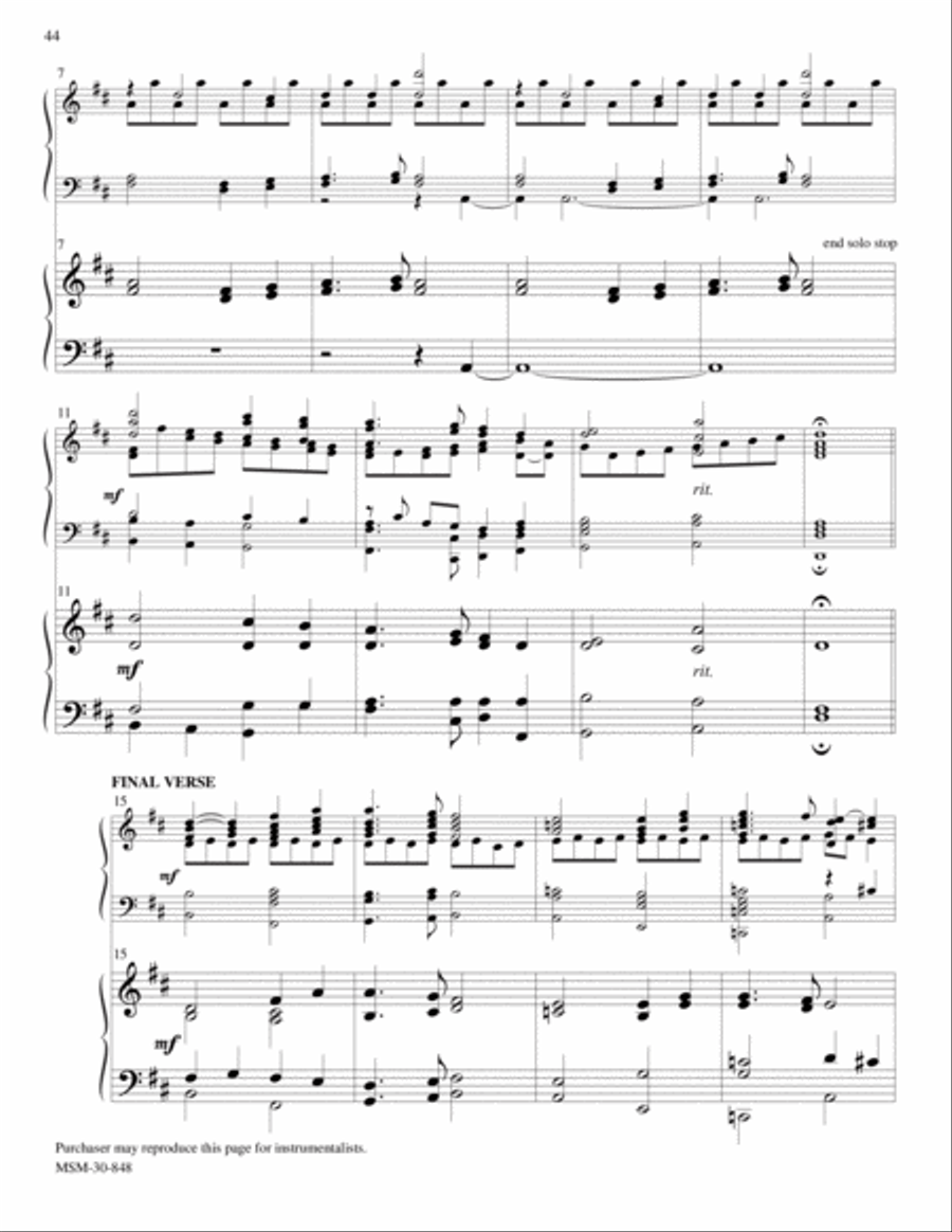 OLIVET from Let Praises Ring, V3 5-Octaves scores gallery preview page 2