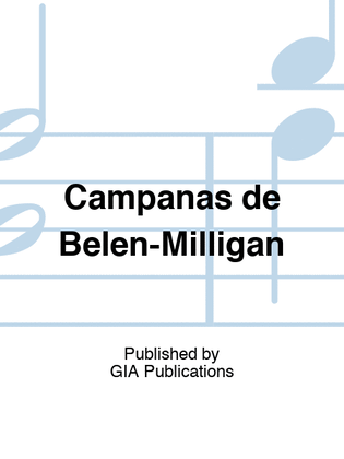 Book cover for Campanas de Belen-Milligan