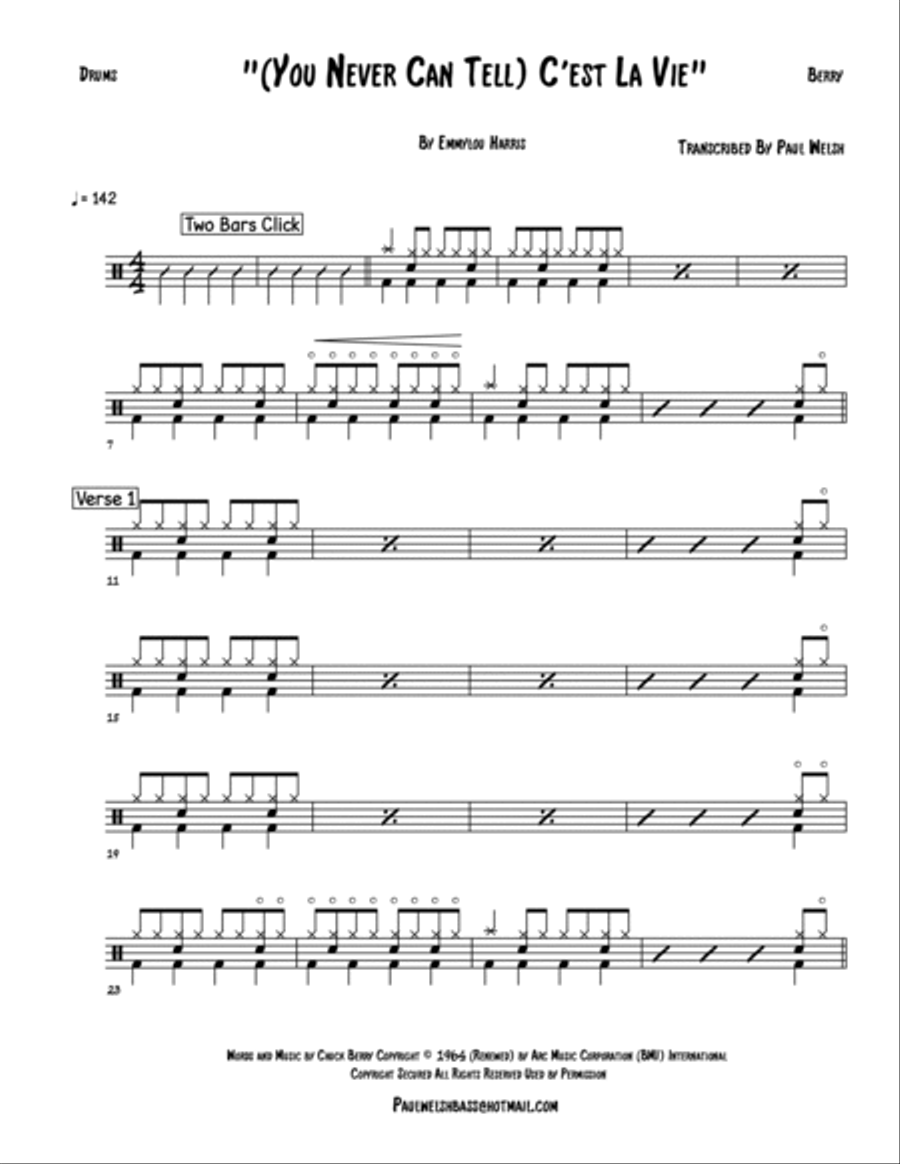 C'est La Vie (you Never Can Tell) Voice scores gallery preview page 5