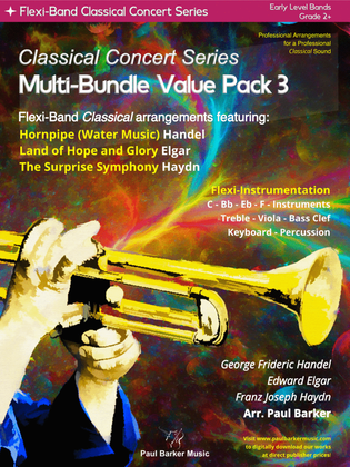 Book cover for Classical Concert Series – Multi-Bundle Value Pack 3 (Flexible Instrumentation)