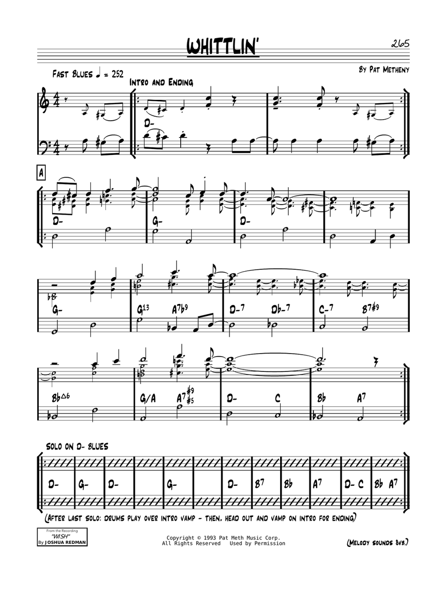 Whittlin' Whittlin' Piano scores gallery preview page 1
