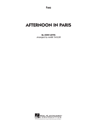 Book cover for Afternoon In Paris - Piano