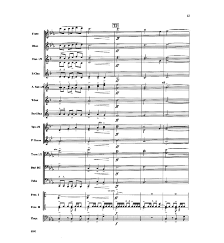 Pevensey Castle Concert Band scores gallery preview page 14