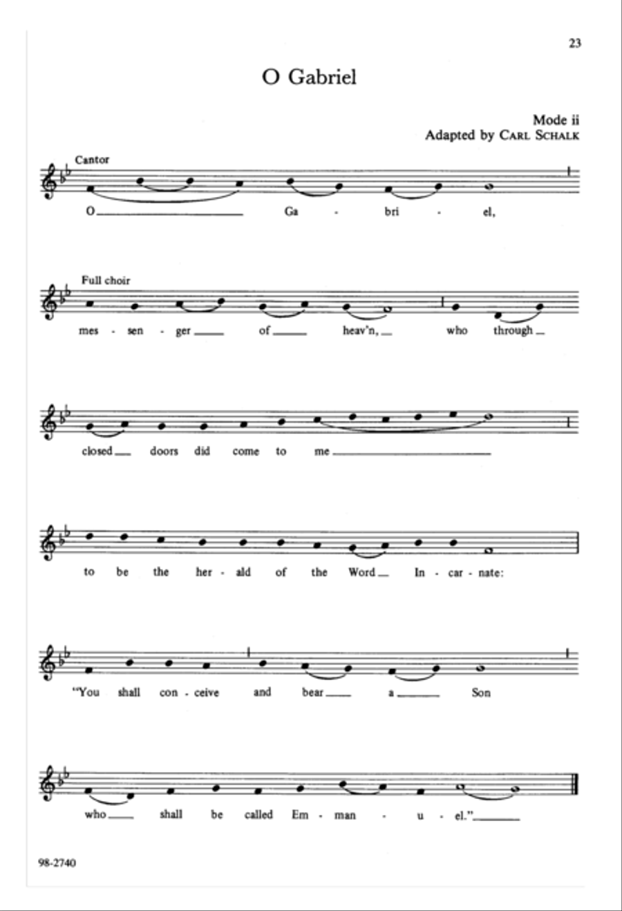 The Great O Antiphons of Advent (Willan/Schalk) 4-Part scores gallery preview page 7