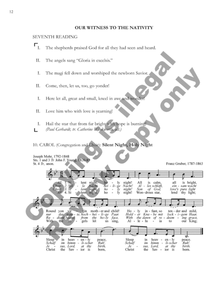 Come Ye Faithful: A Service of Carols (Leader's Guide)
