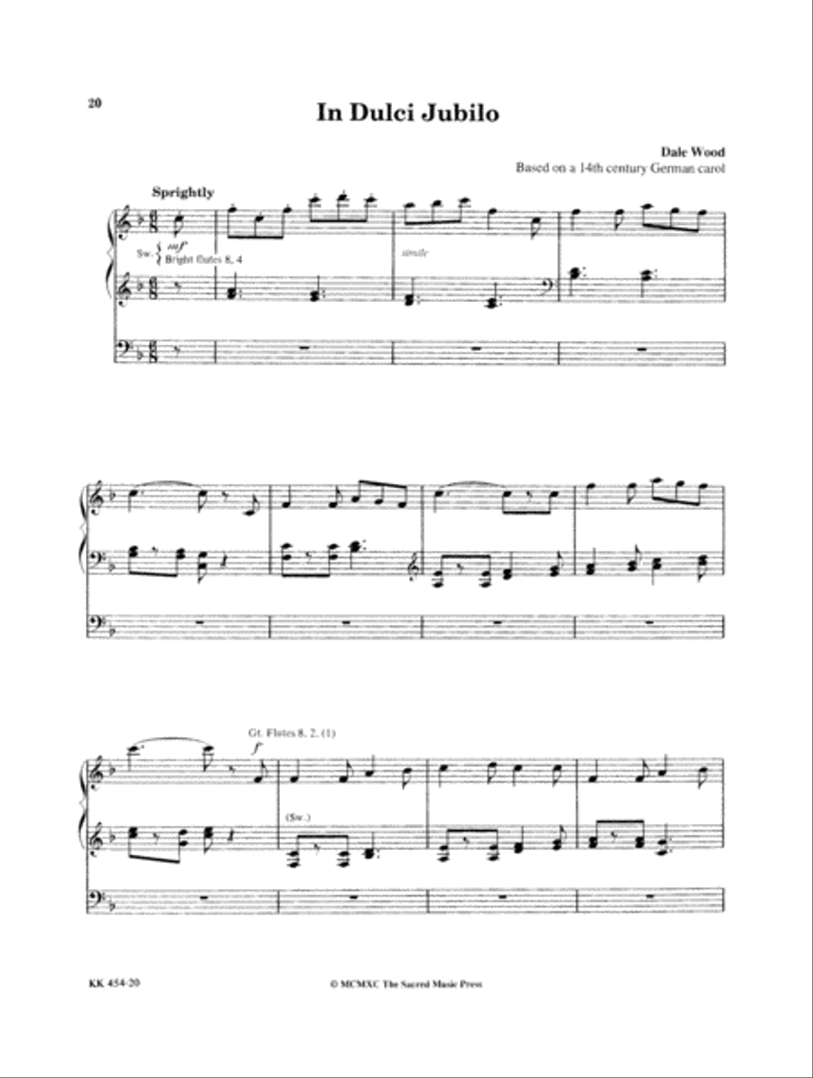 Wood Works for Christmas Organ Solo scores gallery preview page 7