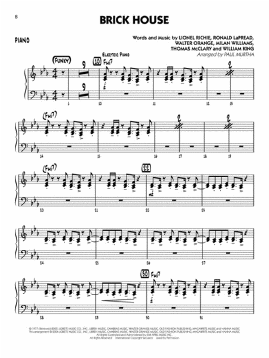 Popular Hits - Piano Popular Hits - Piano Big Band scores gallery preview page 4