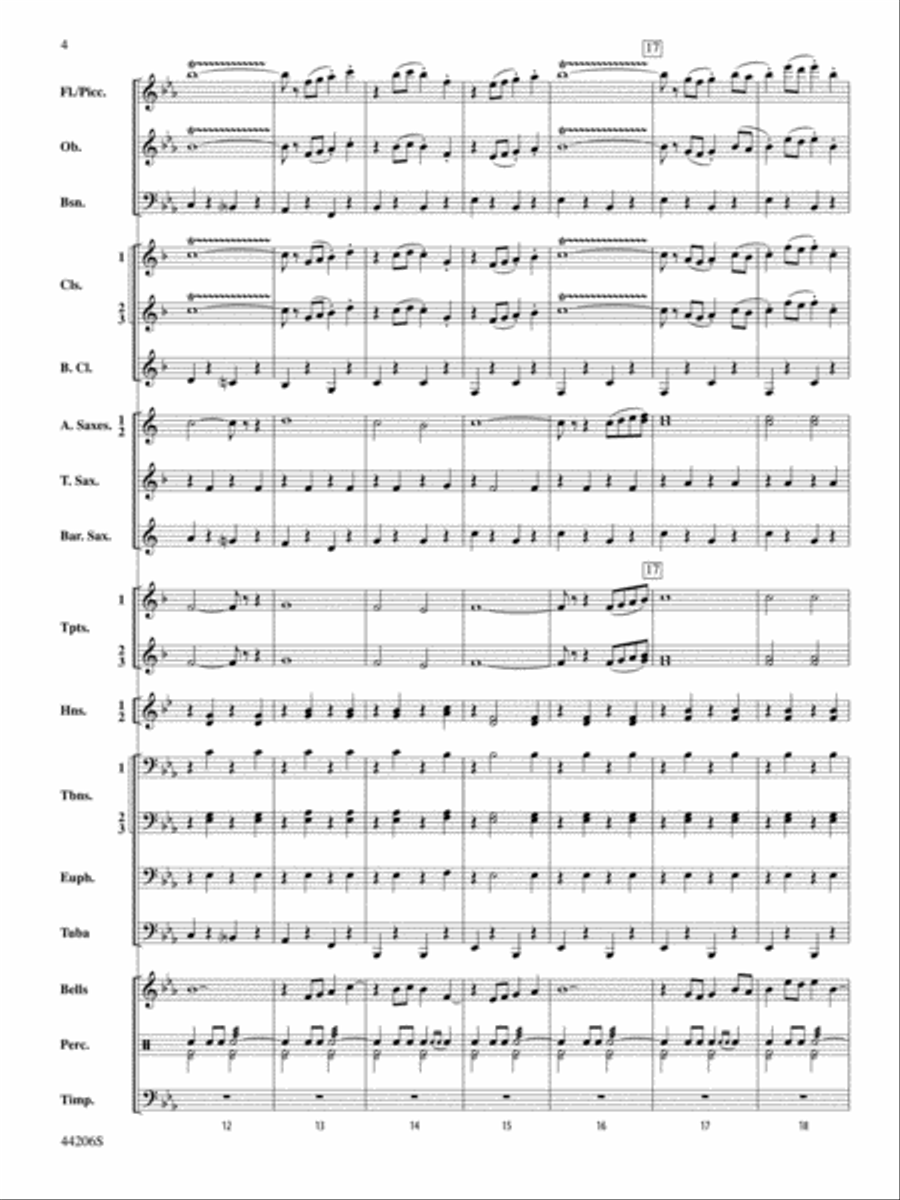 March America: Score Concert Band scores gallery preview page 4