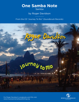 Book cover for One Samba Note (Samba) by Roger Davidson