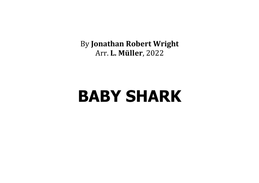 Book cover for Baby Shark