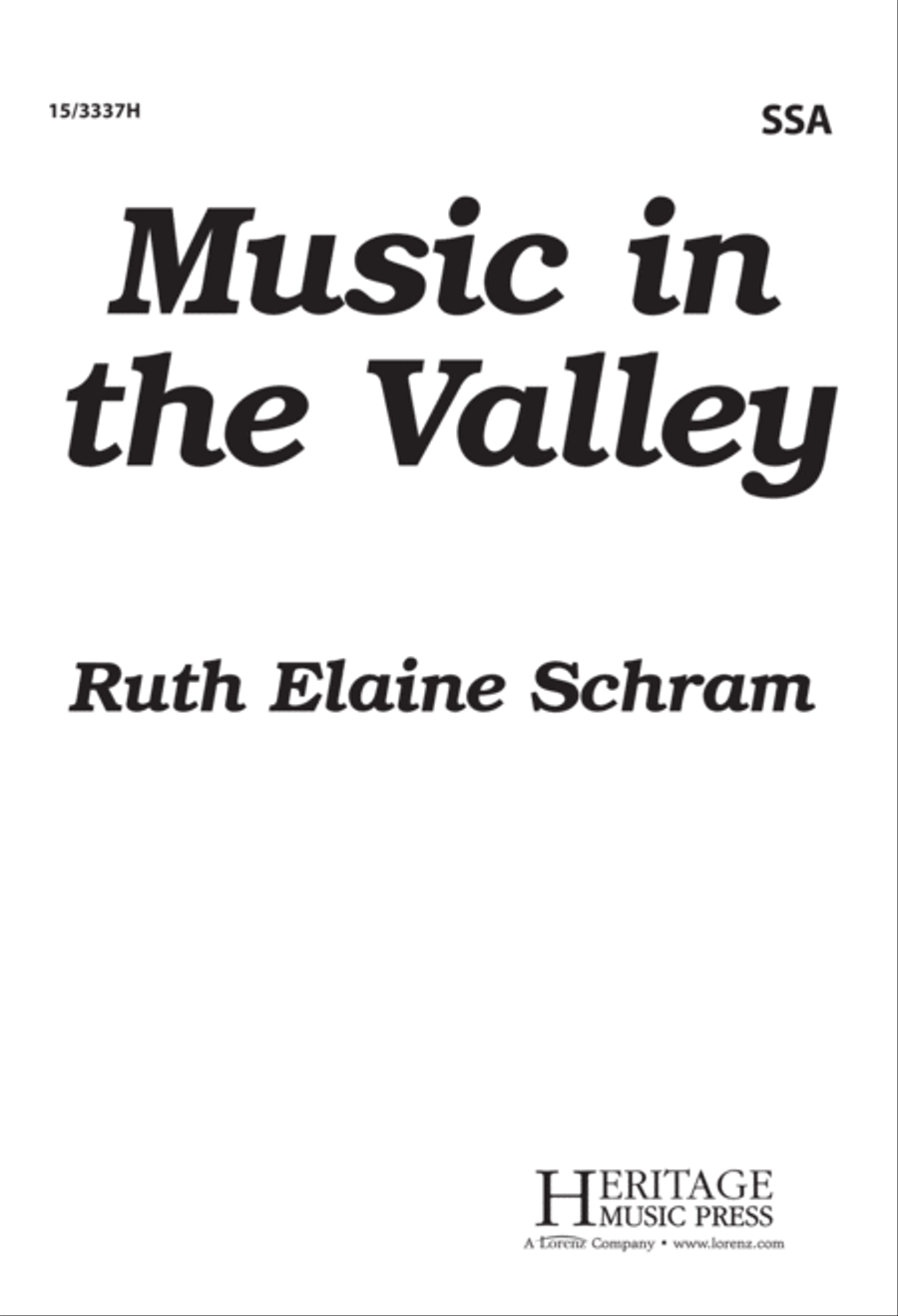 Music in the Valley Music in the Valley SSA scores gallery preview page 1