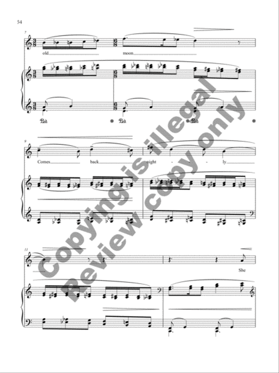When the South Wind Sings Soprano Voice scores gallery preview page 31