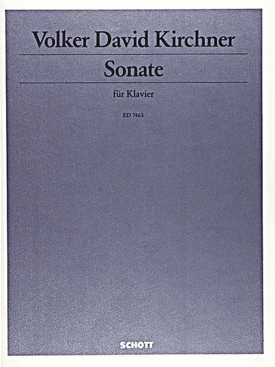 Piano Sonata (1985/86)