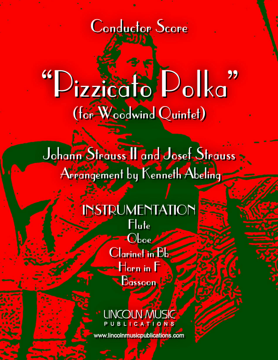 Strauss II – Pizzicato Polka (for Woodwind Quintet) Woodwind Quintet scores gallery preview page 1