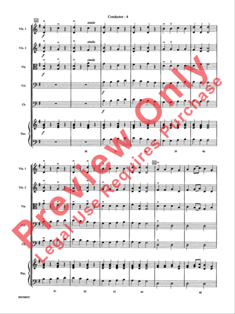 Ode to Joy Ode to Joy String Orchestra scores gallery preview page 7