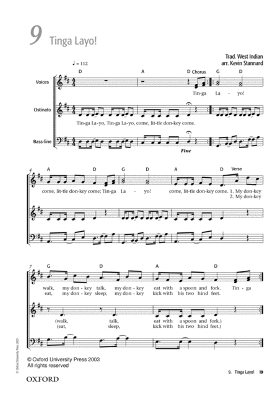 Junior Voiceworks 1 Unison Choir scores gallery preview page 7