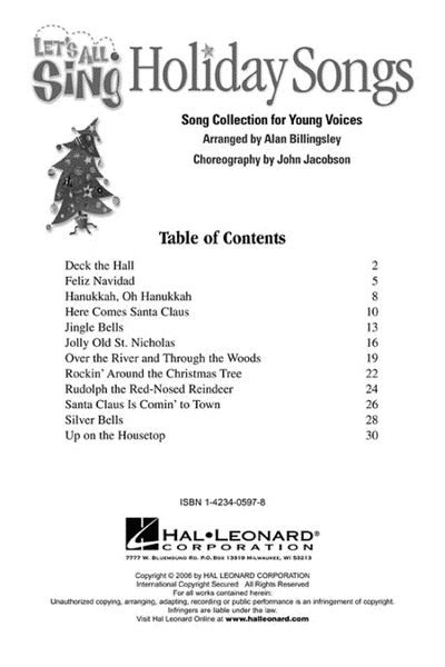 Let's All Sing Holiday Songs image number null