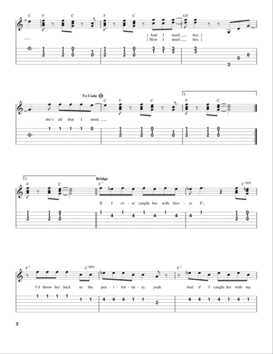 Francine Francine Acoustic Guitar scores gallery preview page 2