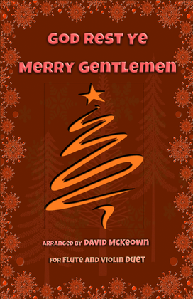 Book cover for God Rest Ye Merry Gentlemen, Jazz Style, for Flute and Violin Duet