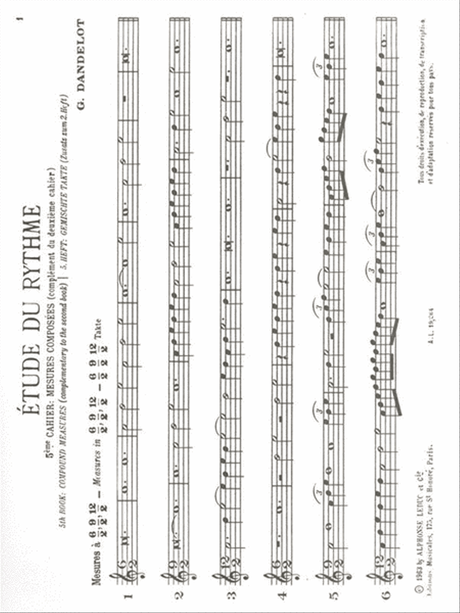 Studies for Rhythm – Volume 5 Collection / Songbook scores gallery preview page 2