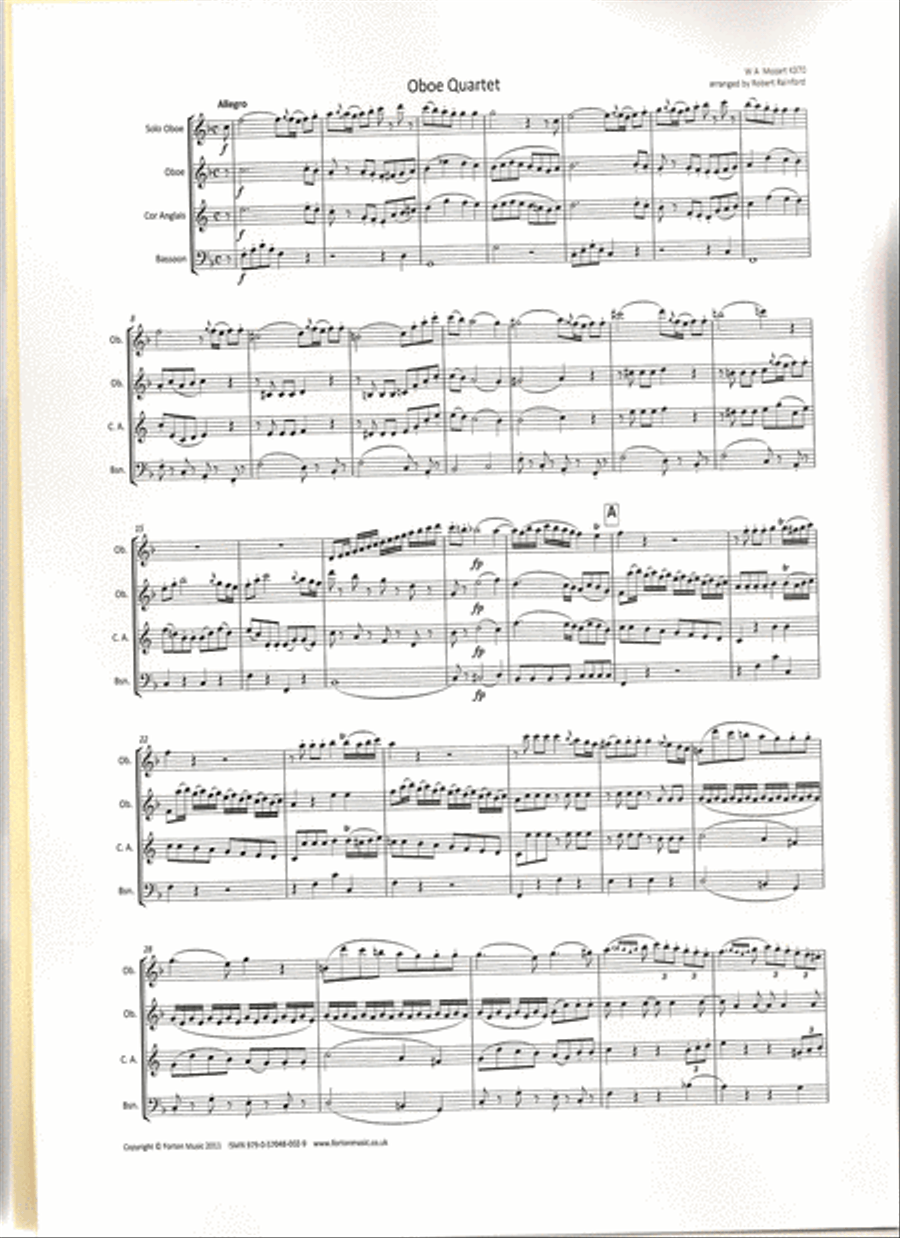 Oboe Quartet Woodwind Trio scores gallery preview page 3
