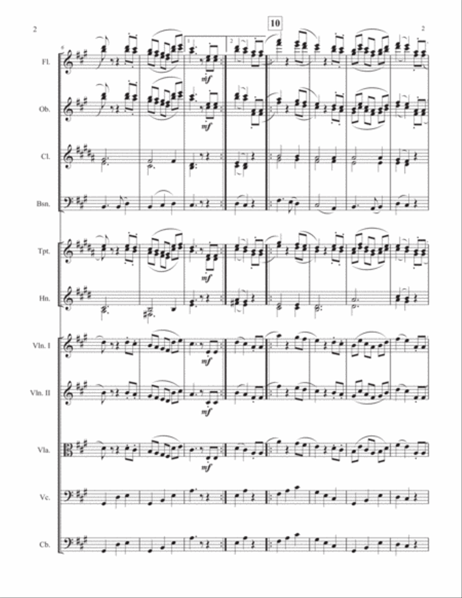 TRANSFORMATION SYMPHONY Movement III- PERSEVERANCE Chamber Orchestra scores gallery preview page 4