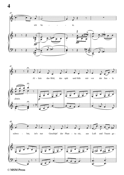 Schubert-Das Bild,in C Major,Op.165 No.3,for Voice and Piano image number null