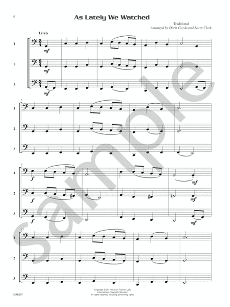 Compatible Trios for Christmas Tuba scores gallery preview page 6