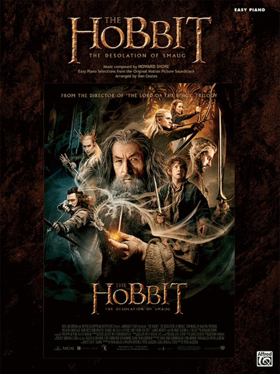 The Hobbit -- The Desolation of Smaug Easy Piano scores gallery preview page 1
