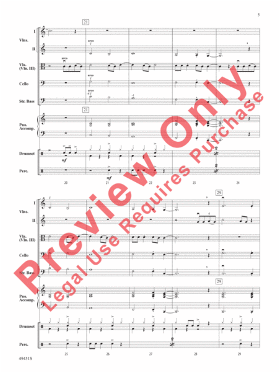 Meant To Be Meant To Be String Orchestra scores gallery preview page 6