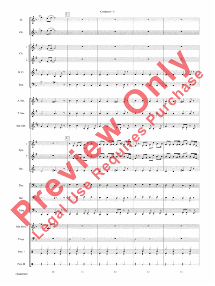Boulevard of Broken Dreams Concert Band scores gallery preview page 5