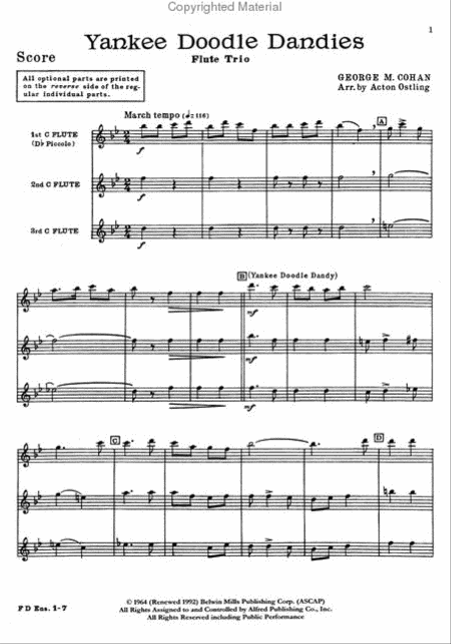 Yankee Doodle Dandies Small Ensemble scores gallery preview page 3
