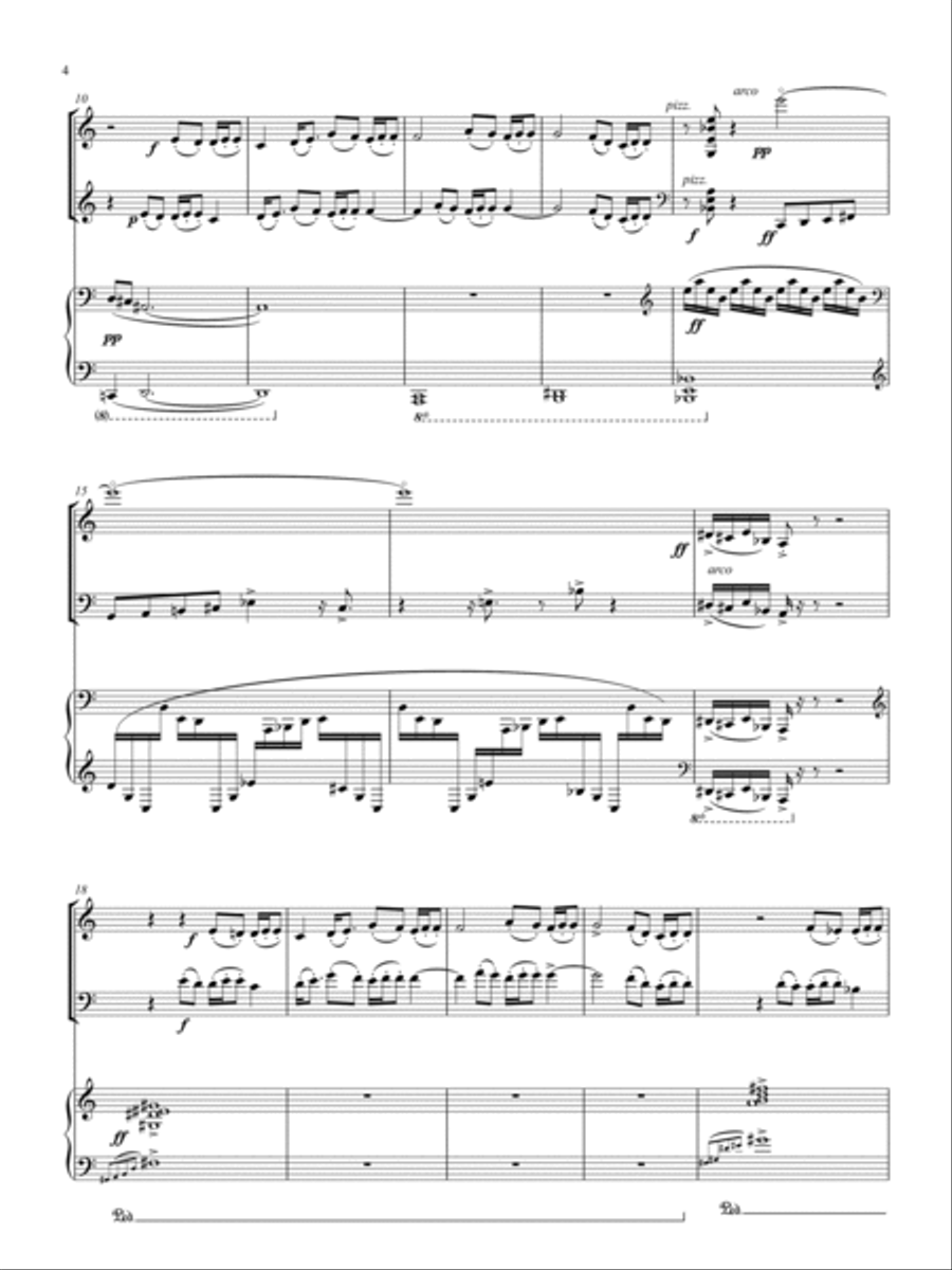 Piano Trio No.1 for piano, violin, and 'cello 