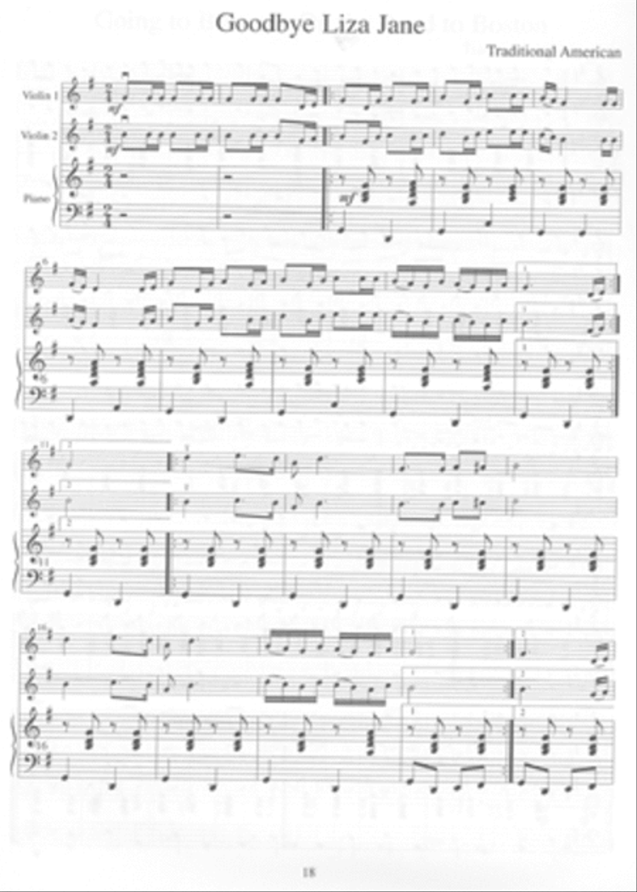 American Fiddle Tunes for Solo and Ensemble - Violin 1&2 Violin scores gallery preview page 3