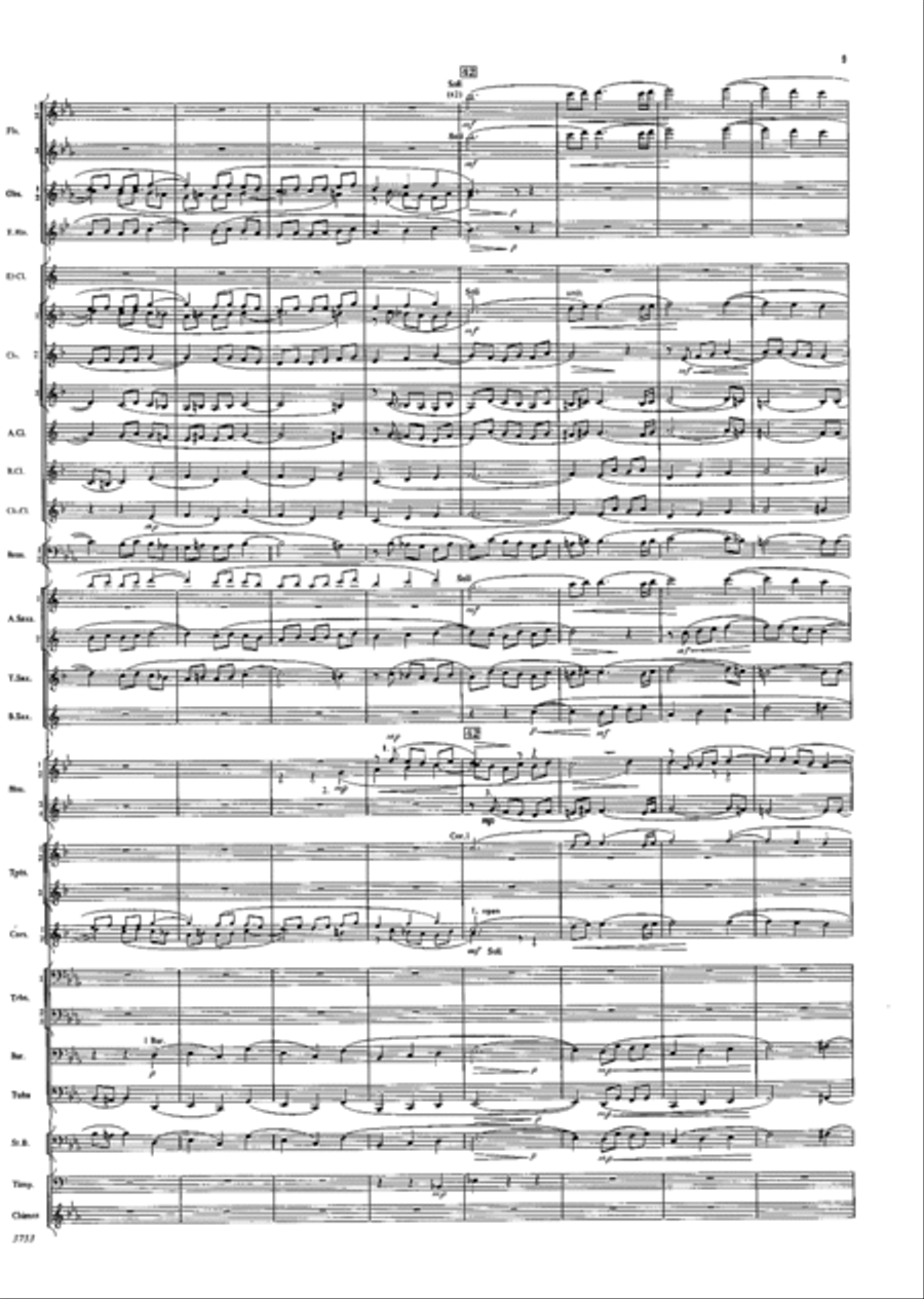 Deck Thyself, My Soul, With Gladness Concert Band scores gallery preview page 9